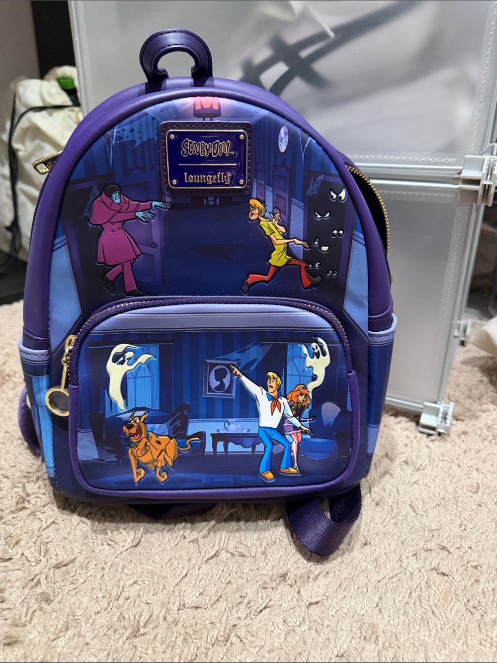 Loungefly Scooby-Doo Purple Character Mini Backpack